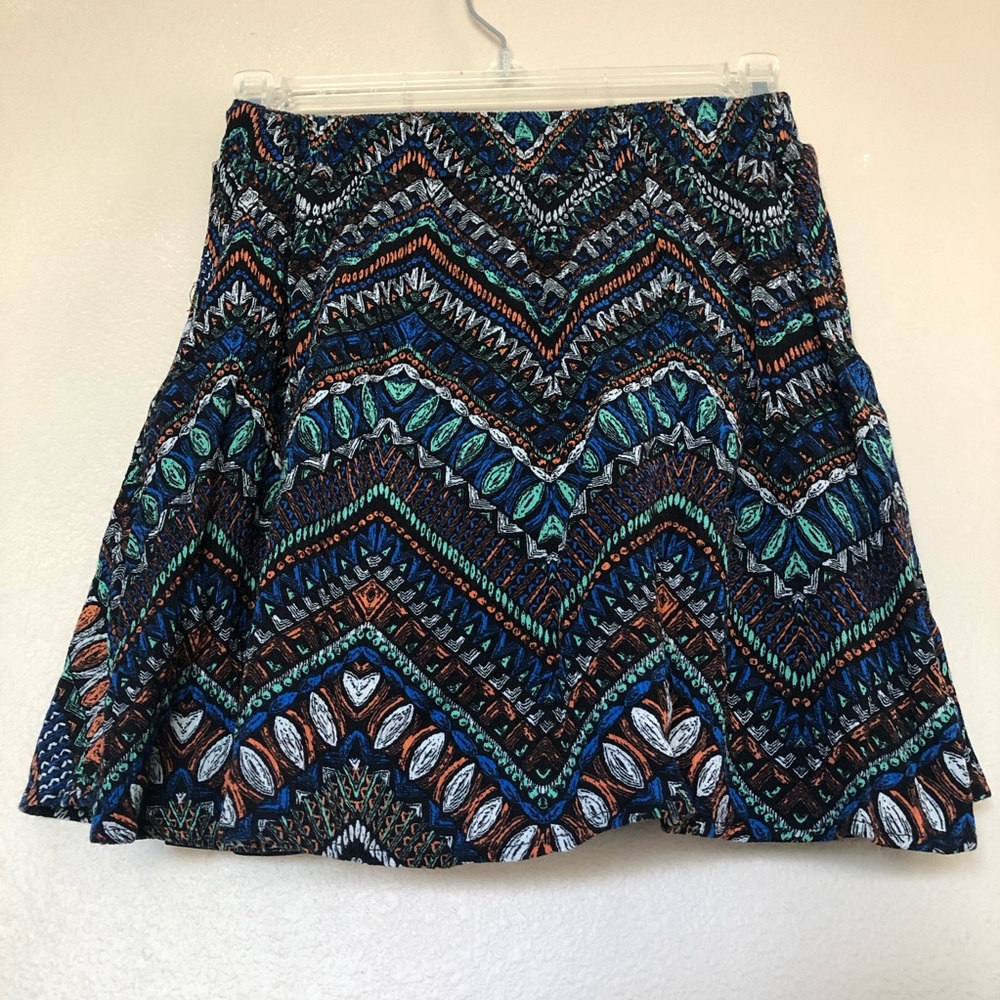 NEVER WORN | Tribal Patterned Miniskirt - medium